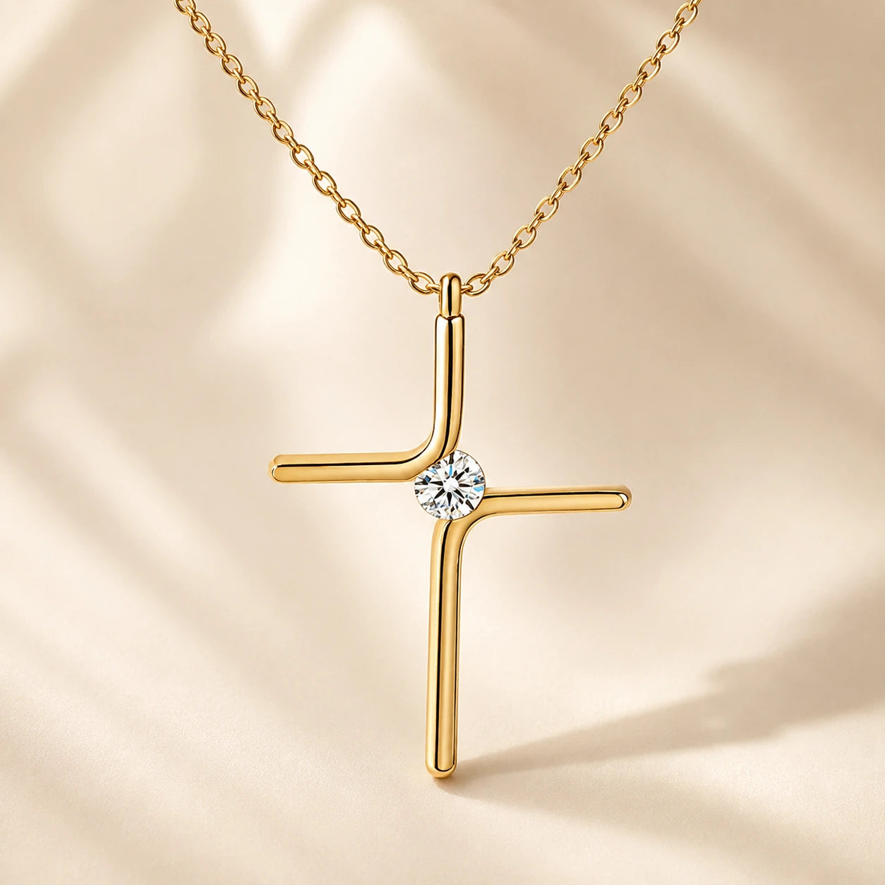 Lorvesa Faith Cross Necklace