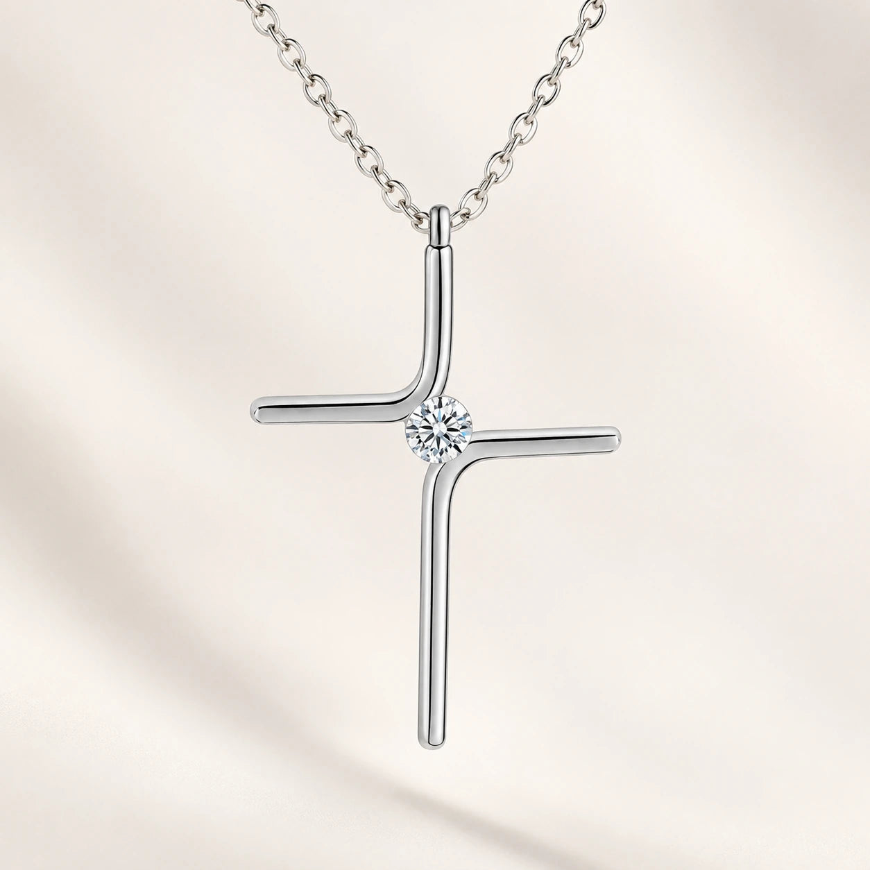 Lorvesa Faith Cross Necklace