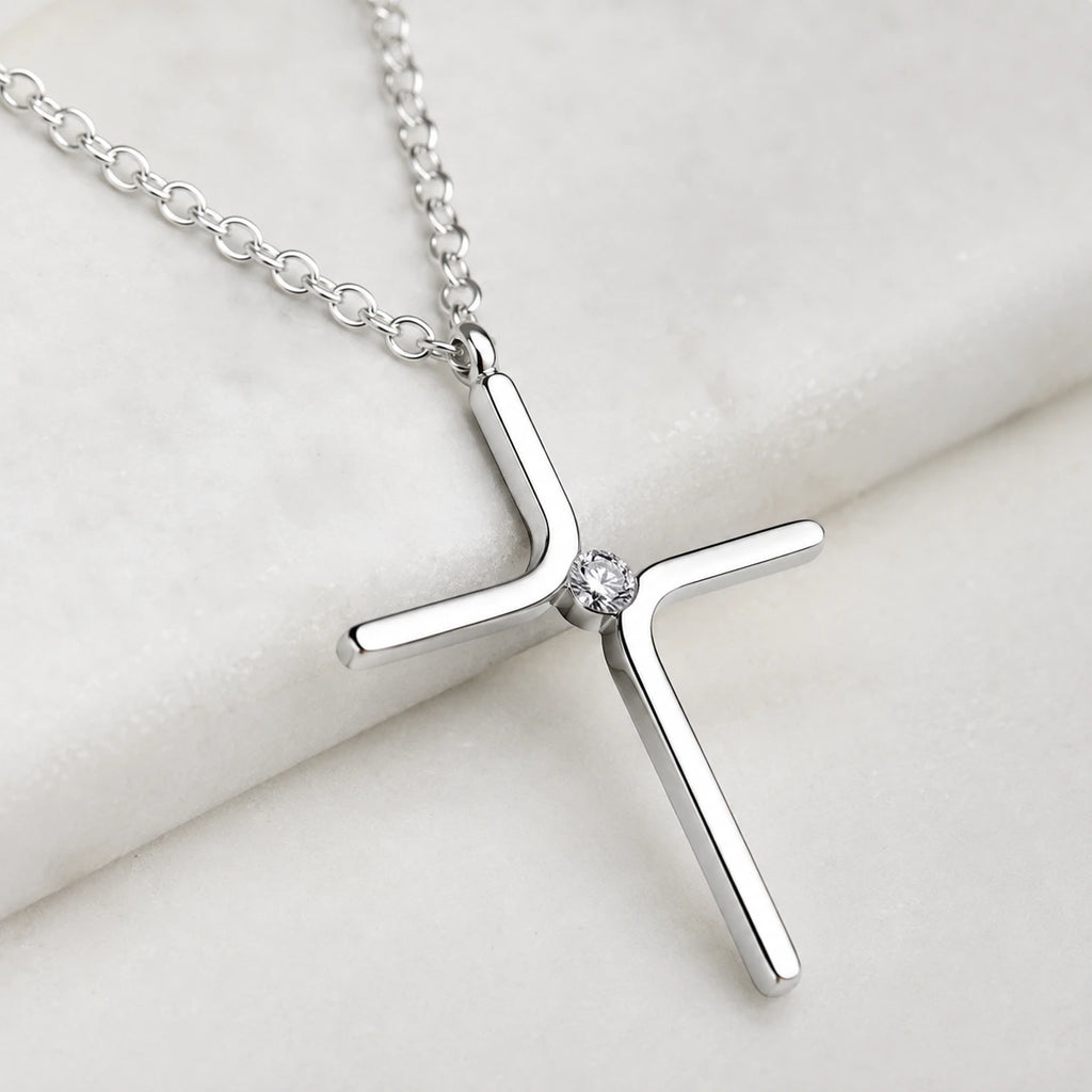 Lorvesa Faith Cross Necklace